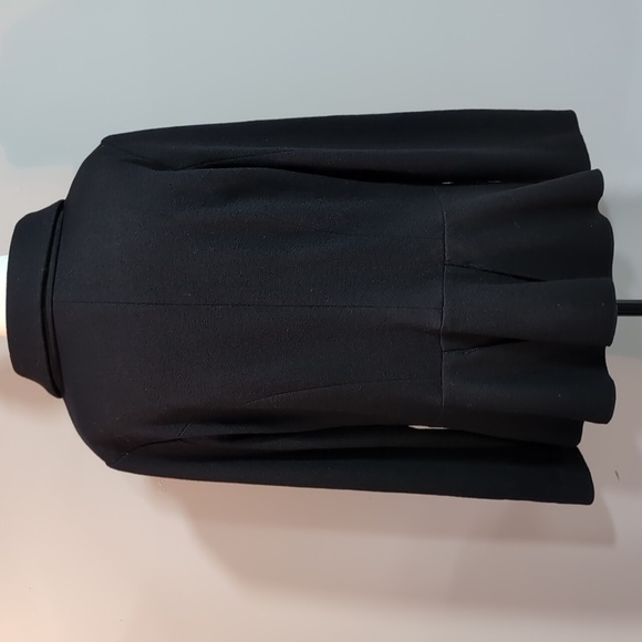 Marc Cain,90% Wool Black Pea Coat Classic Design, Size 6. - Picture 2 of 12